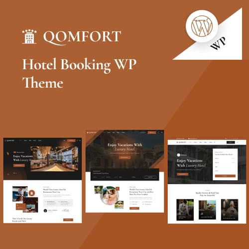 Qomfort - Hotel बुकिंग वर्डप्रेस थीम Qomfort - Hotel बुकिंग वर्डप्रेस थीम
