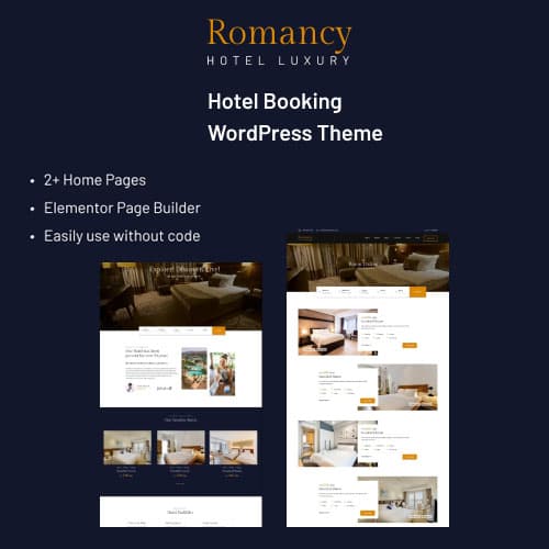 Romancy - Hotel Boeking WordPress-thema Romancy - Hotel Boeking WordPress-thema