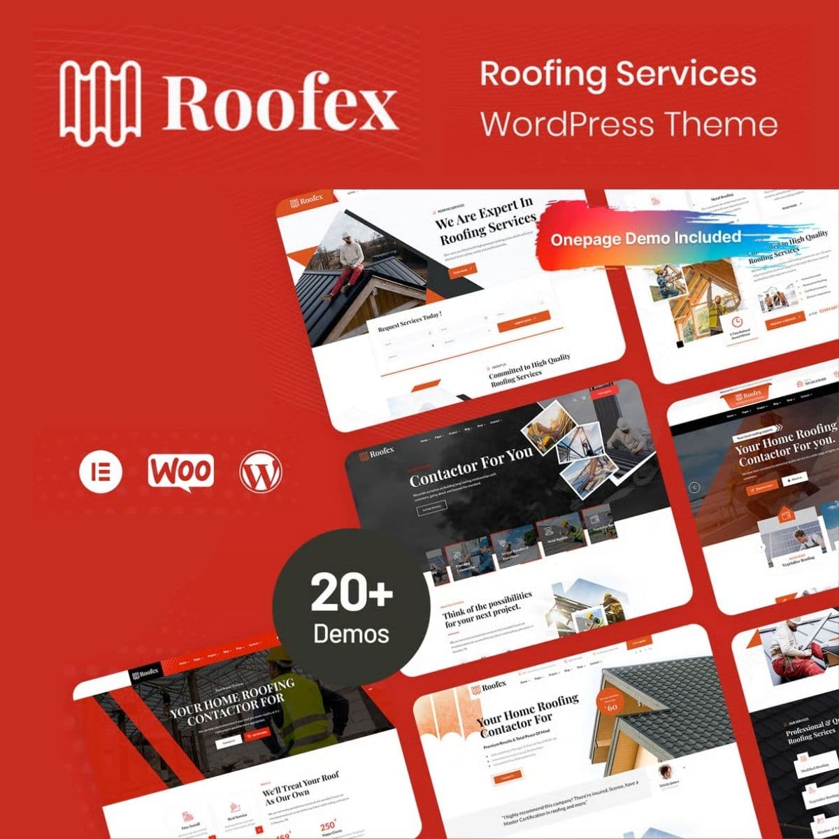 Roofex - Roofing Tema de WordPress