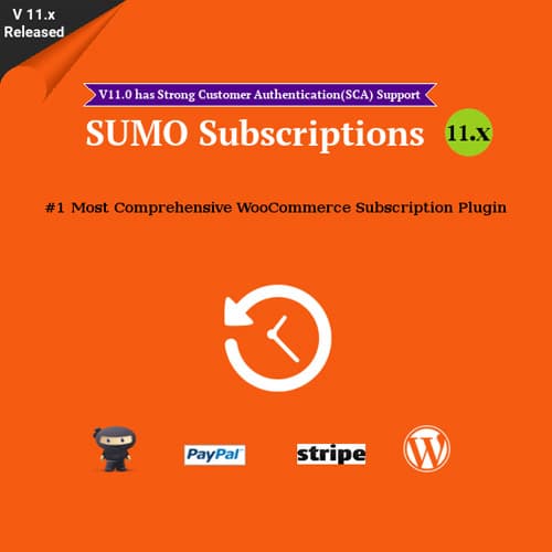 SUMO 订阅s - WooCommerce 订阅 System SUMO 订阅s - WooCommerce 订阅 System