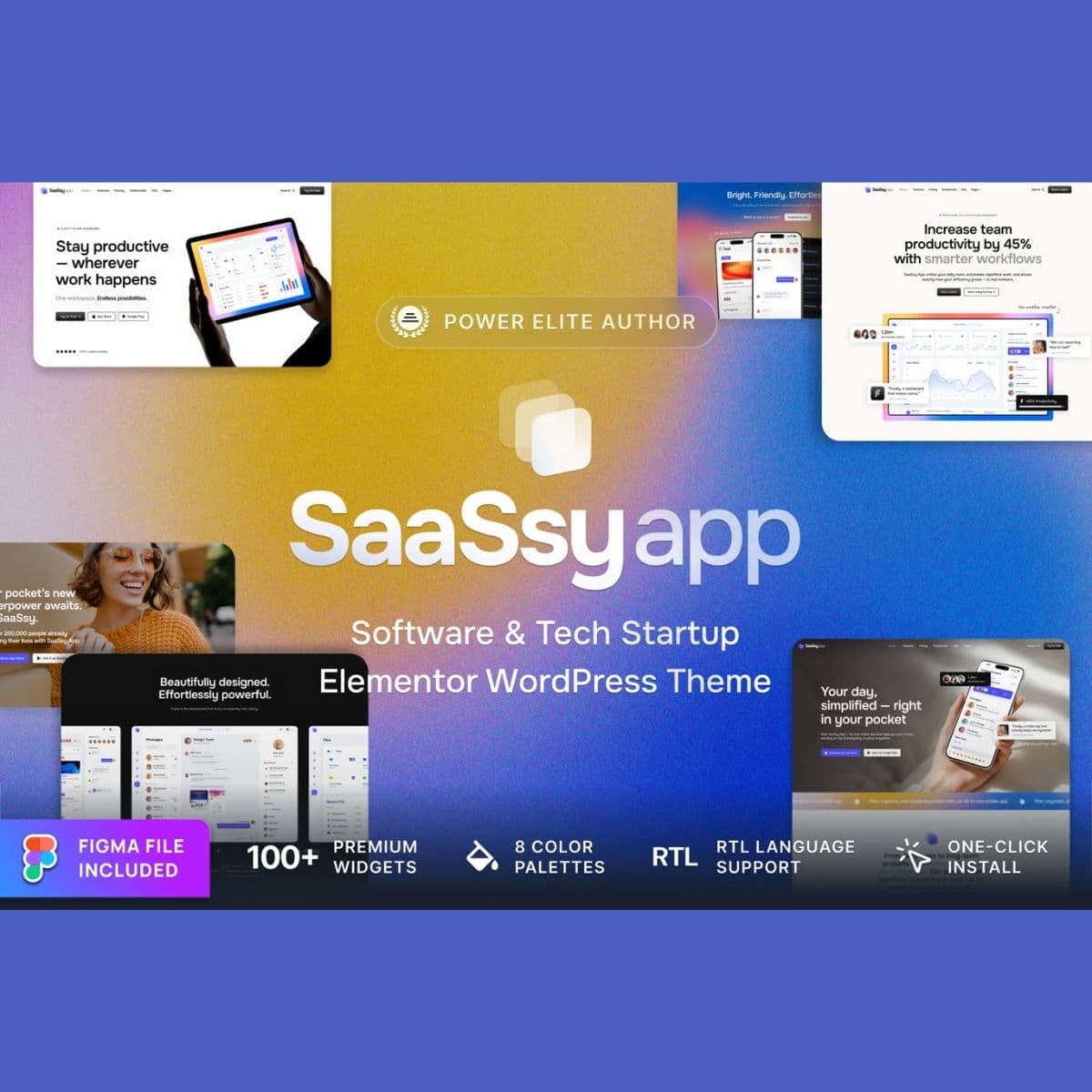 SaaSsy App - Software, SaaS & Tech Startup Тема WordPress SaaSsy App - Software, SaaS & Tech Startup Тема WordPress