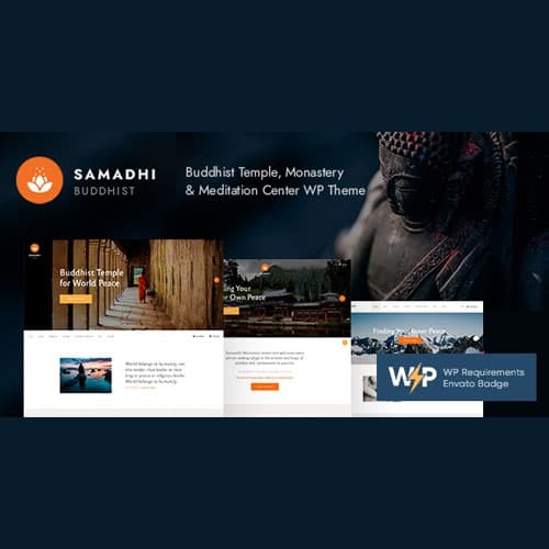 Samadhi | Oriental Buddhist Temple WordPress Theme