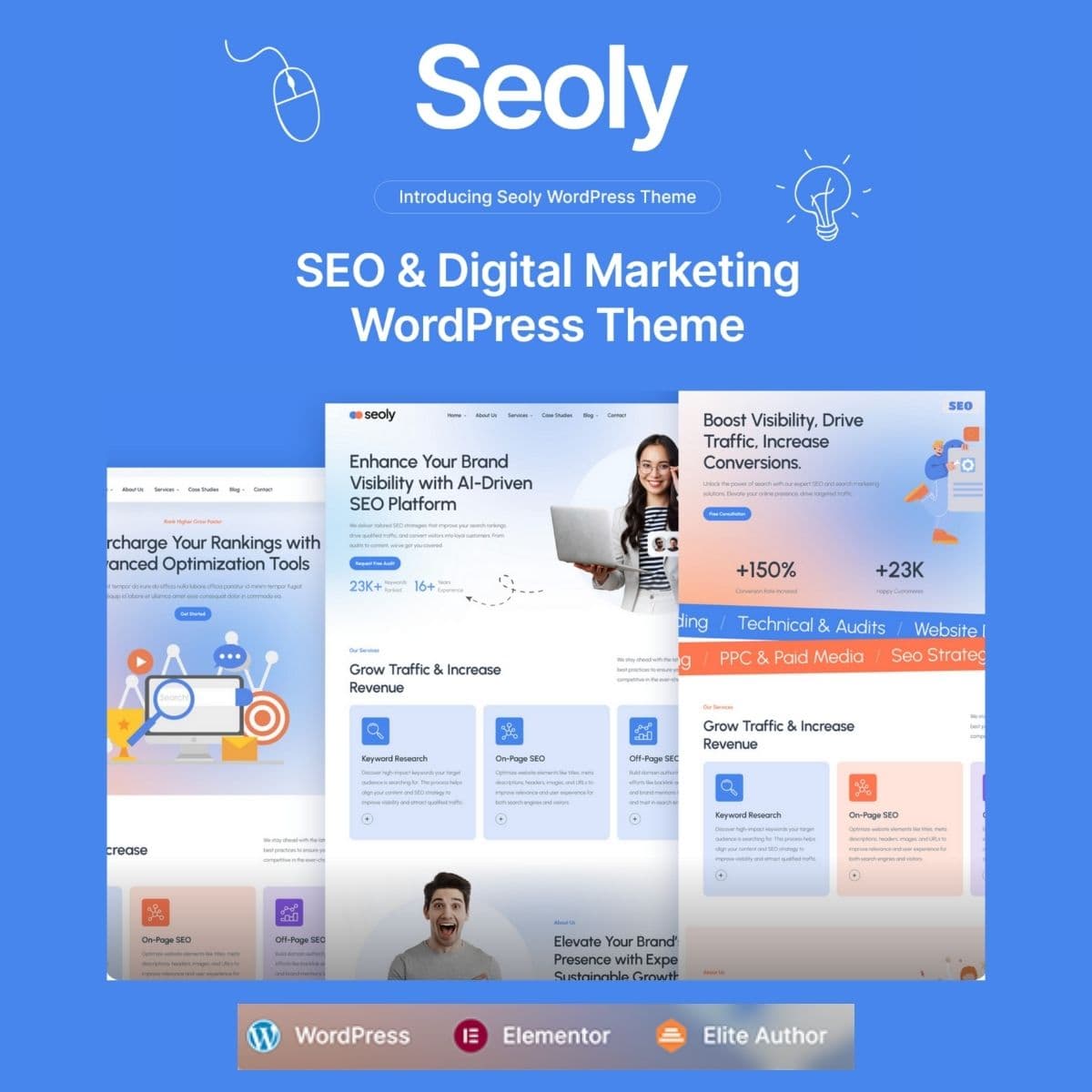Seoly — SEO & 數位 Marketing WordPress主題