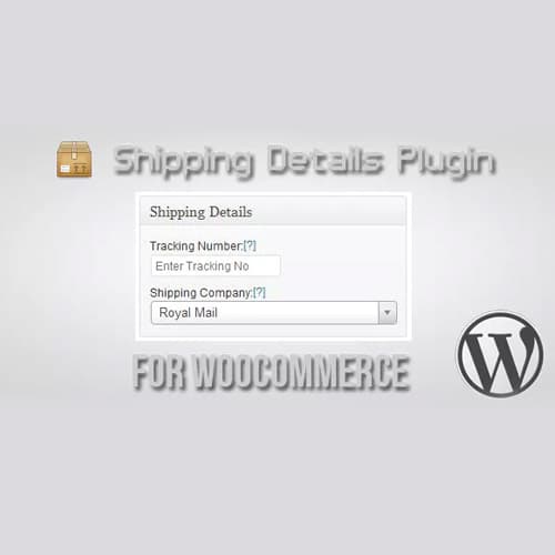 物流 Details Plugin 適用於WooCommerce 物流 Details Plugin 適用於WooCommerce