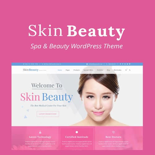 Skin Beauty - Spa WordPress