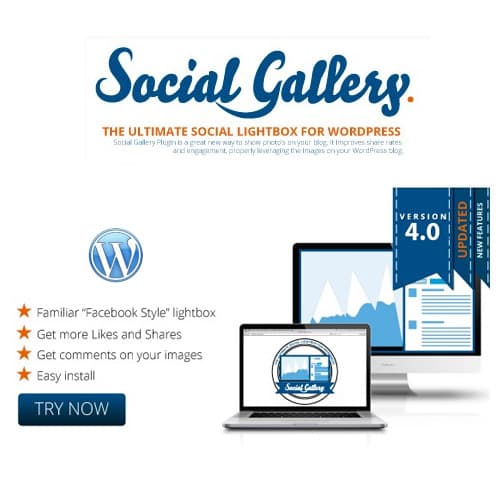 Social Galleria WordPress Photo Viewer Plugin