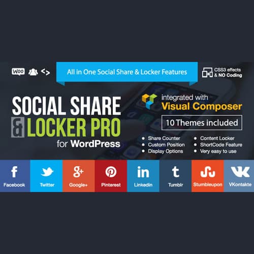 Social Share & Locker Pro Wordpress Extension