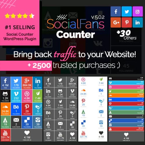 SocialFans - WP Responsive Social Counter Plugin SocialFans - WP Responsive Social Counter Plugin