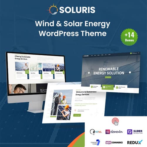 Soluris - Ecology & Solar Energy Tema WordPress