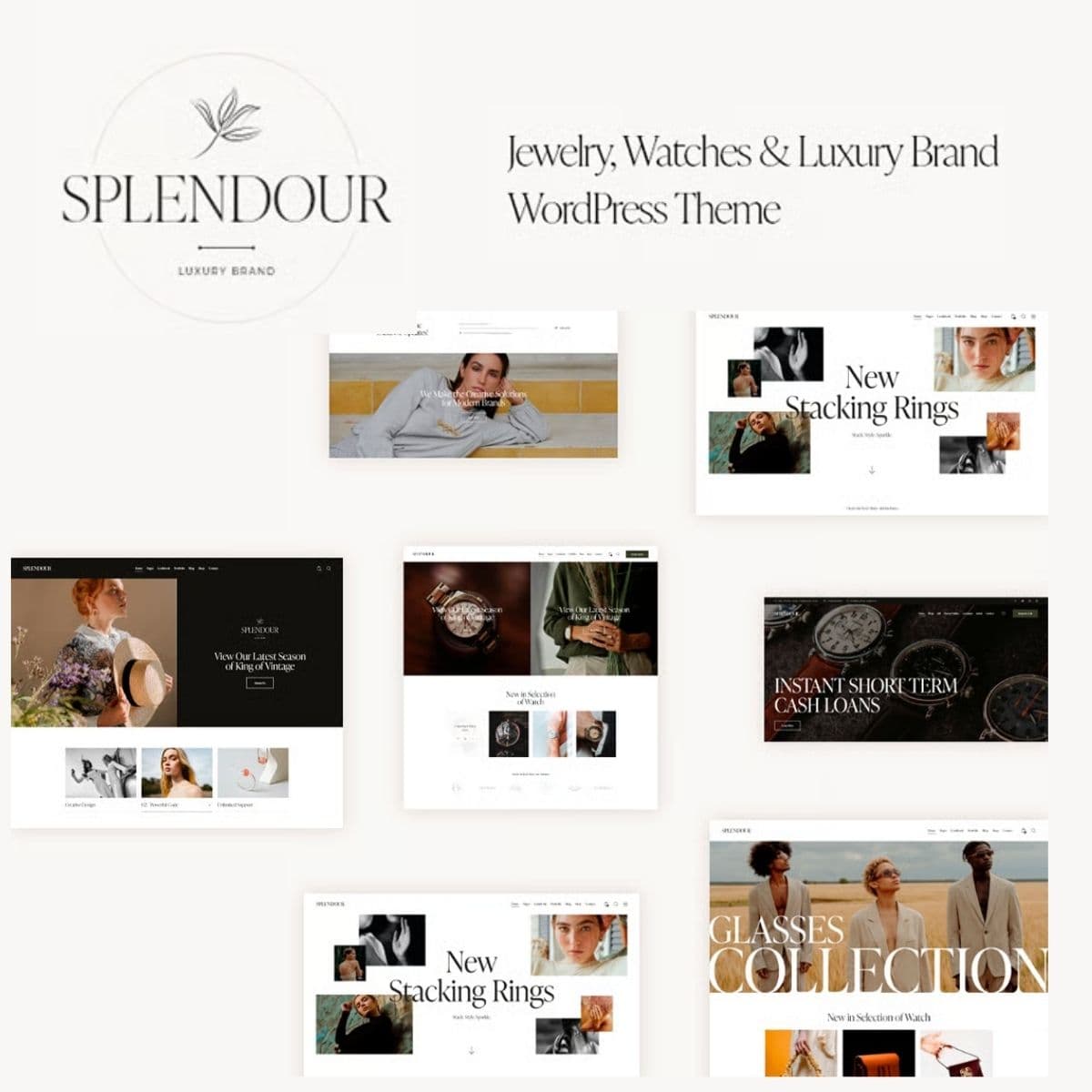 Splendour - Jewelry & Watches 워드프레스 테마