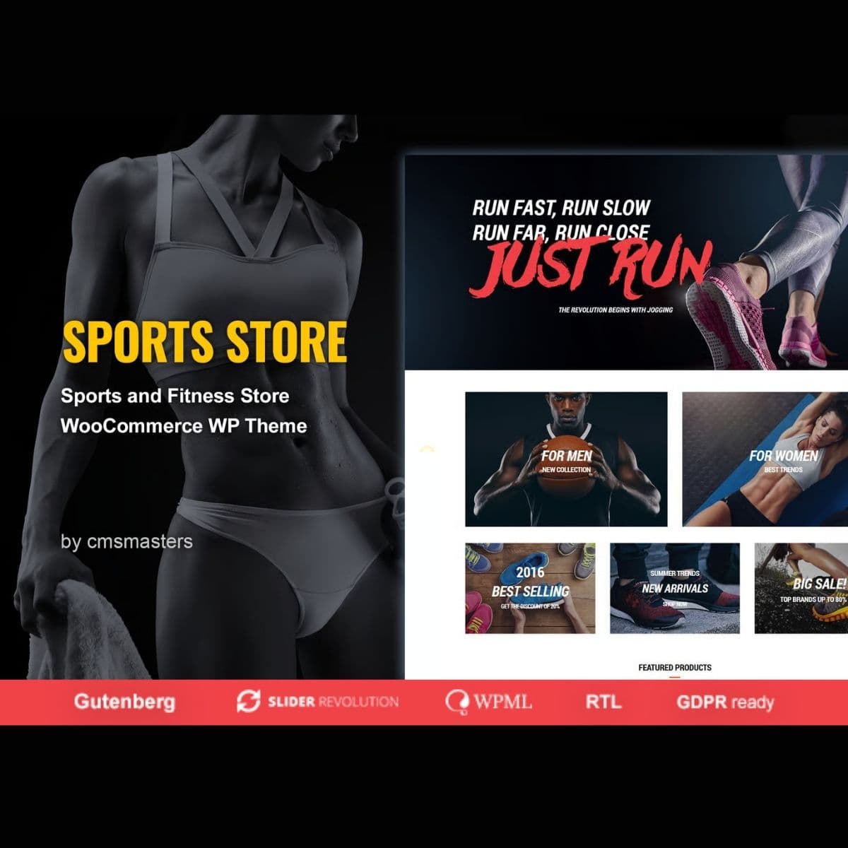 Sports Магазин - WooCommerce Тема WordPress Sports Магазин - WooCommerce Тема WordPress