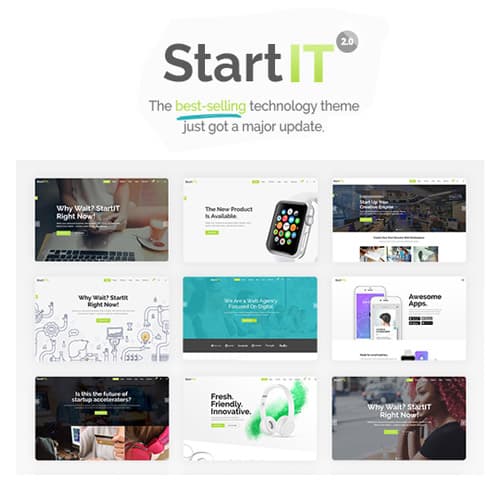 Startit - A Fresh Startup Бізнес Theme