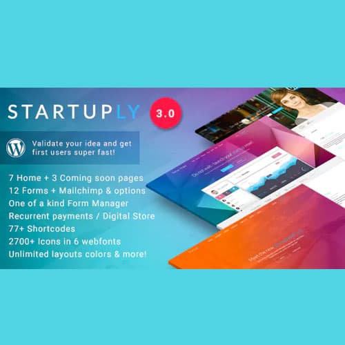 Startuply — बहुउद्देशीय Startup Theme