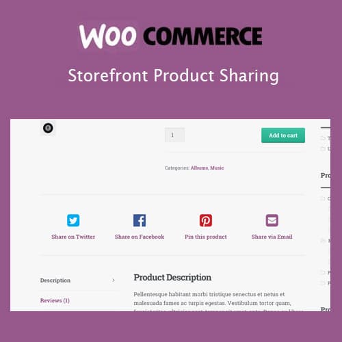 Storefront Produit Sharing