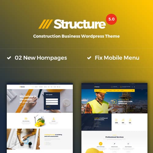 Structure - Konstruksi Tema WordPress