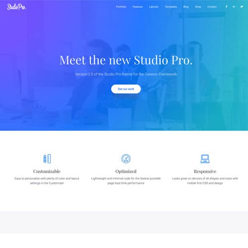 StudioPress Studio Pro Genesis Tema WordPress