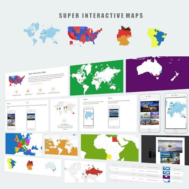 Super Interactive Maps $4.49 (八折) | PluginTheme.net