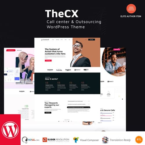 TheCX - Клиент Experience Тема WordPress