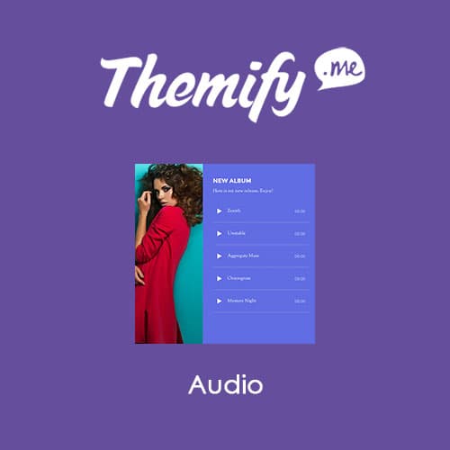 Themify ตัวสร้าง Audio