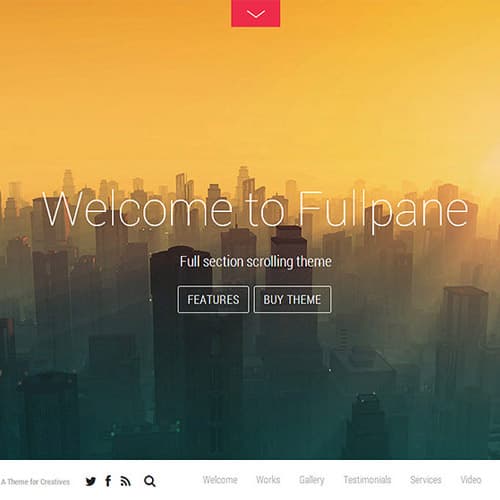 Themify Fullpane Тема WordPress