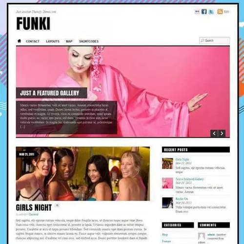 Themify Funki Тема WordPress