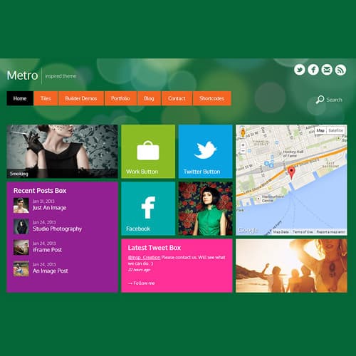 Themify Metro ওয়ার্ডপ্রেস থিম