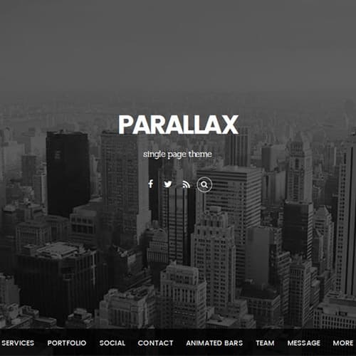 Themify Parallax WordPress-thema Themify Parallax WordPress-thema