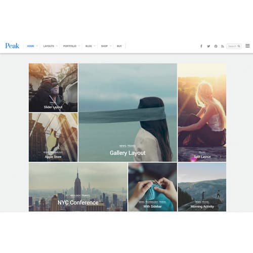 Themify Peak Thème WordPress