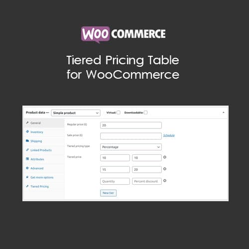 Tiered Preços Table para WooCommerce Tiered Preços Table para WooCommerce