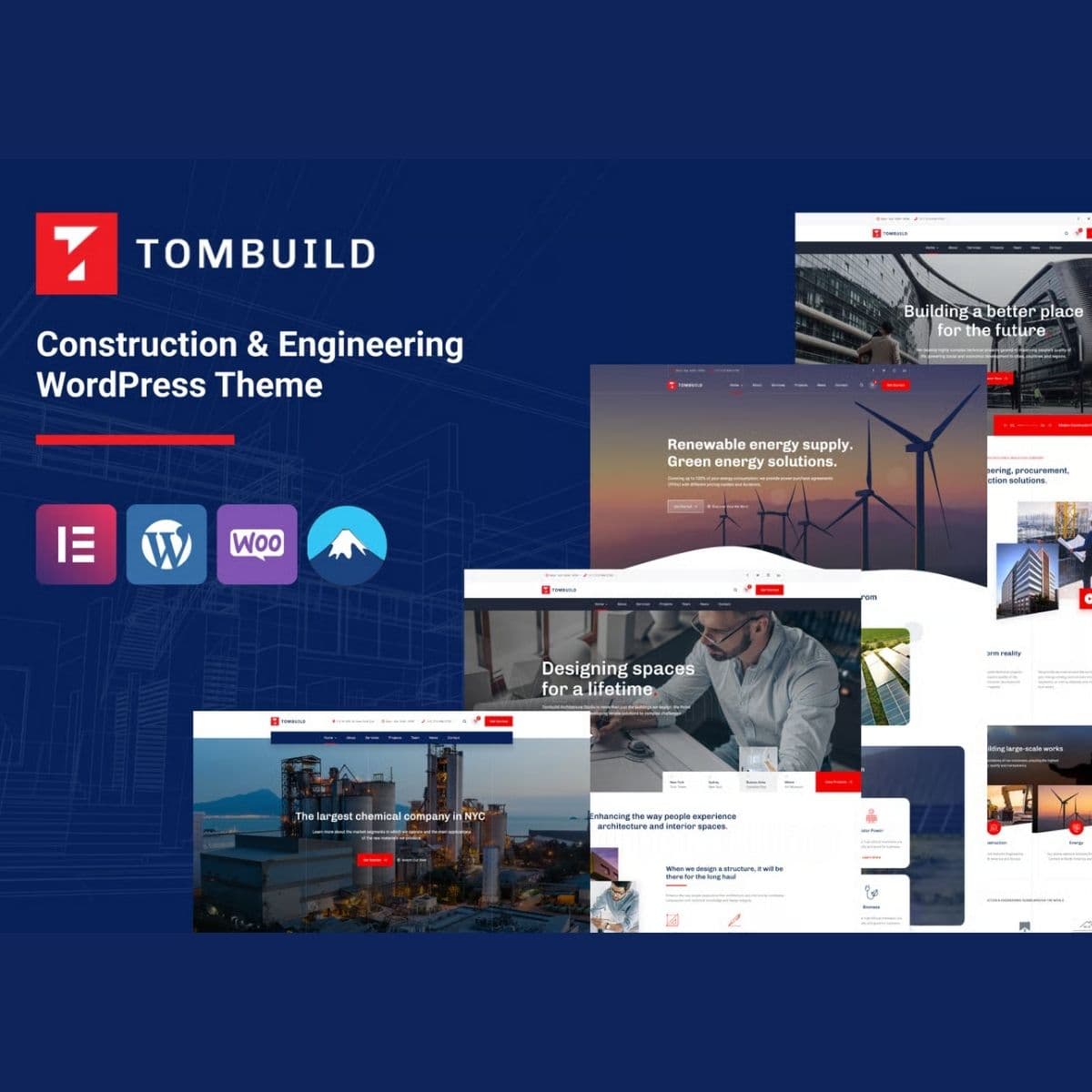 Tombuild – Construcción & Engineering Tema de WordPress
