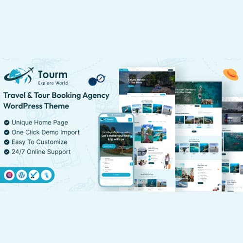Tourm- Travel & Tour Boeking Bureau WordPress-thema Tourm- Travel & Tour Boeking Bureau WordPress-thema