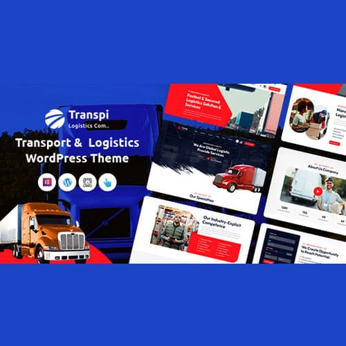 Transpi - Logistics and Transportation WordPress主题 Transpi - Logistics and Transportation WordPress主题