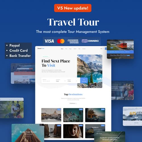 Voyage Tour - Voyage Réservation WordPress