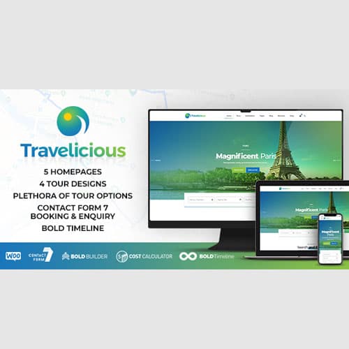 Viagemicious - Tour Operator Tema WordPress Viagemicious - Tour Operator Tema WordPress