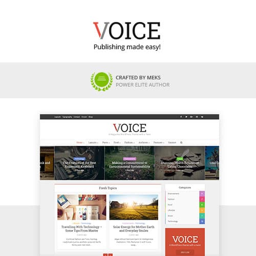 Voice - Bersih News/Majalah Tema WordPress