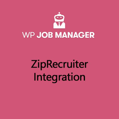 WP Job ম্যানেজার ZipRecruiter ইন্টিগ্রেশন Addon WP Job ম্যানেজার ZipRecruiter ইন্টিগ্রেশন Addon