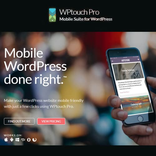 WPtouch Pro - Mobile Suite para WordPress