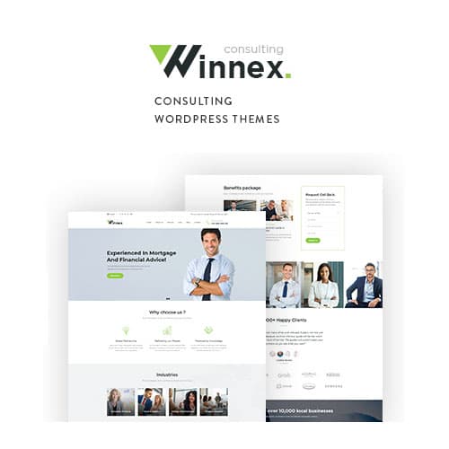 Winnex - 商业 Consulting WordPress主题s