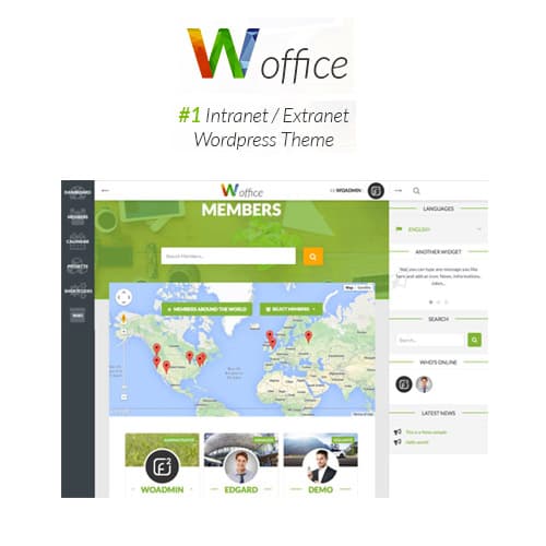 Woffice - Intranet/Extranet Tema WordPress