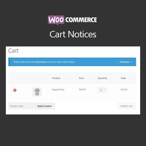WooCommerce Cart Notices WooCommerce Cart Notices