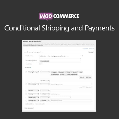 WooCommerce Conditional شحن and Payments
