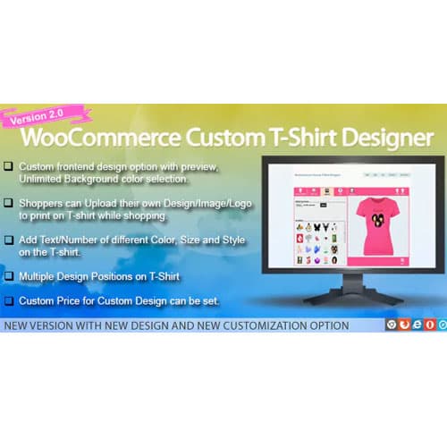 WooCommerce Custom T-Shirt Дизайнer