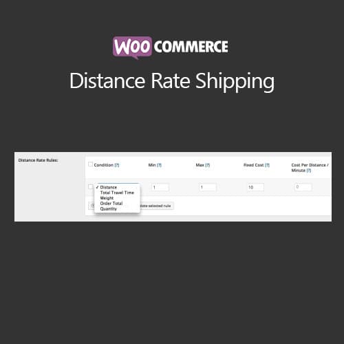 WooCommerce Distance Rate 物流