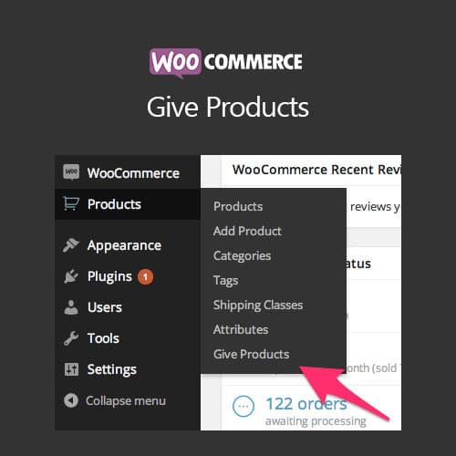 WooCommerce Give ผลิตภัณฑ์s