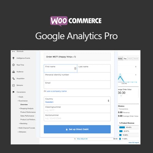 WooCommerce Google 分析 Pro