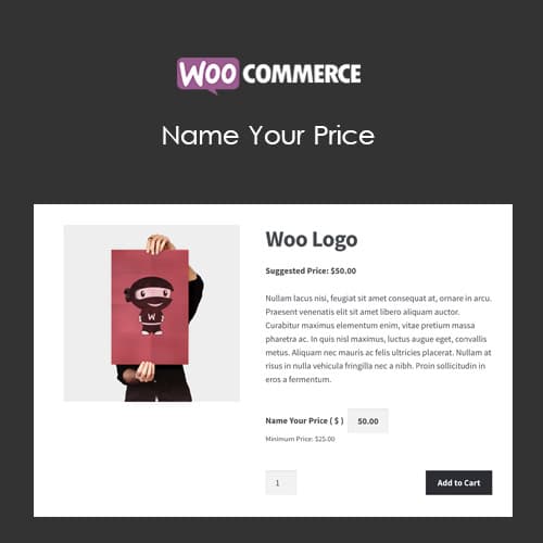 WooCommerce Name Your 价格