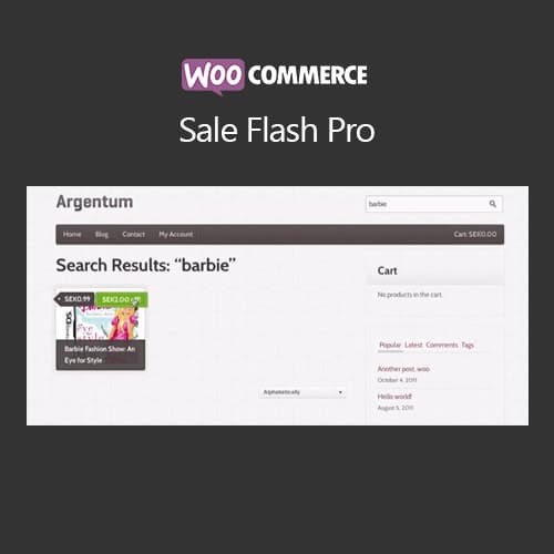 WooCommerce Sale Flash Pro WooCommerce Sale Flash Pro