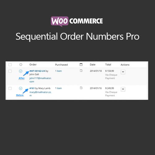 WooCommerce Sequential注文 Numbers Pro WooCommerce Sequential注文 Numbers Pro