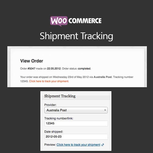 WooCommerce Shipment Tracking