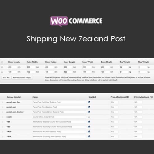 WooCommerce 物流 New Zealand Post